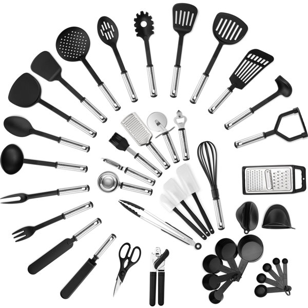 Klee 42Piece Delux Nylon Assorted Kitchen Utensil Set & Reviews Wayfair
